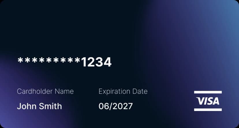 Purple Credit Card